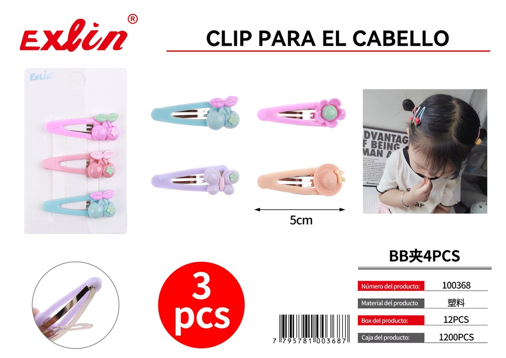 [100368] BB夹4PCS