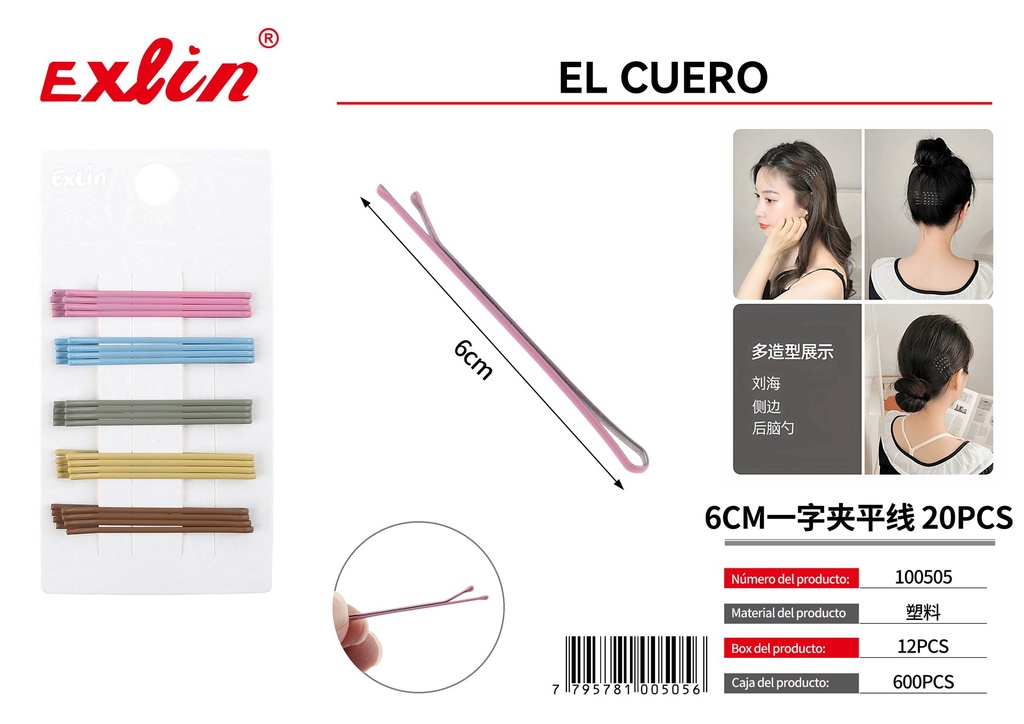 [100505] Clip invisibles para el cabello