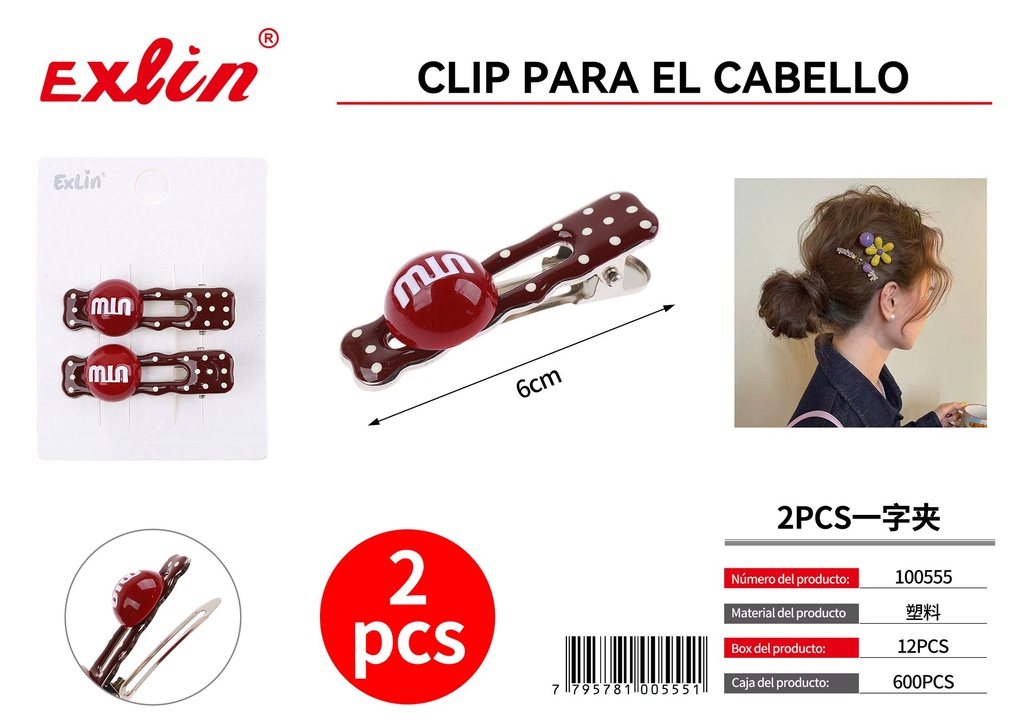 [100555] clip para el cabello