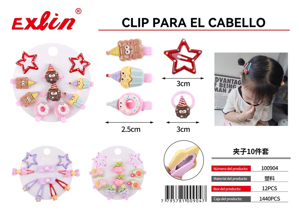 CLIP PARA EL CABELLO
