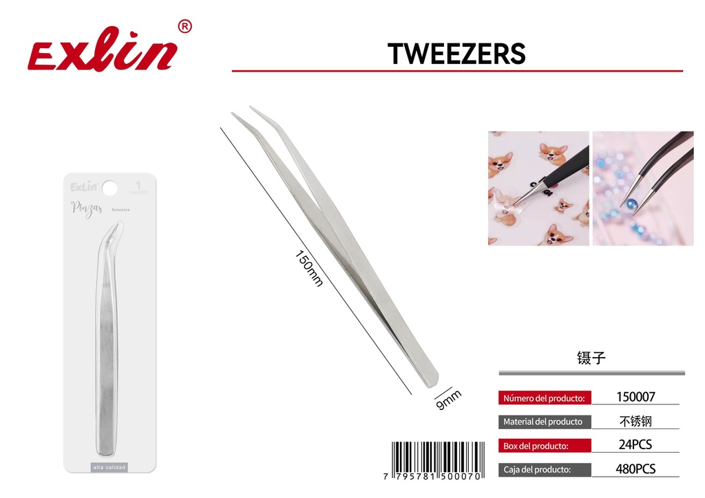[150007] Pinzas para cejas QZ-A188