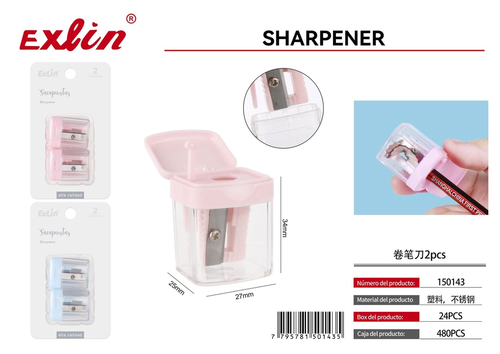 [150143] QZ-E157-2PC Sharpener