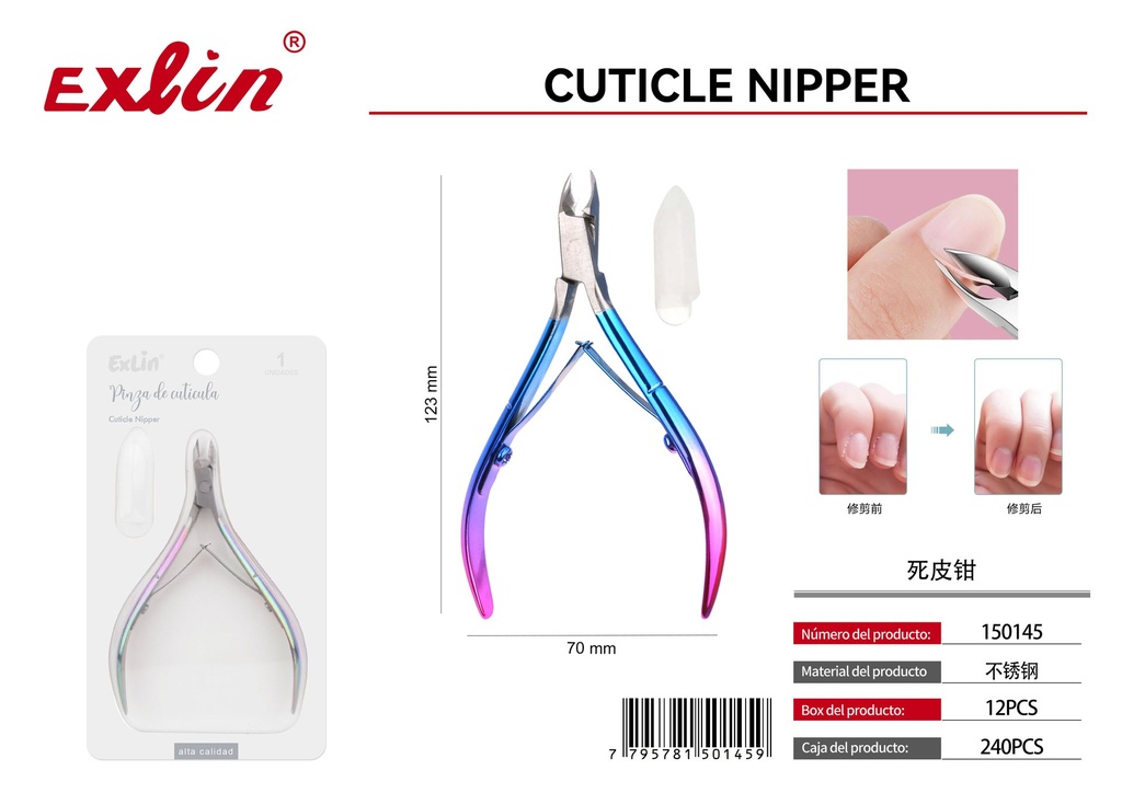 [150145] QZ-F073 Cuticle Clamp
