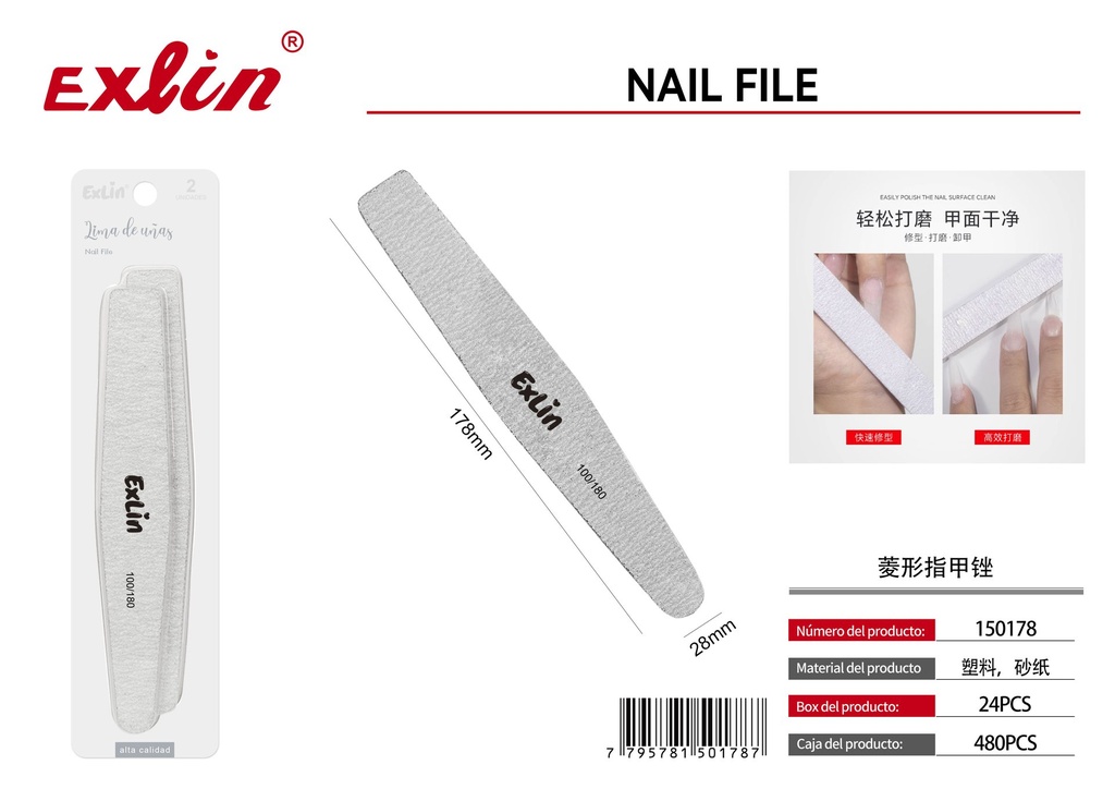 [150178] QZ-J039-2PC Nail File