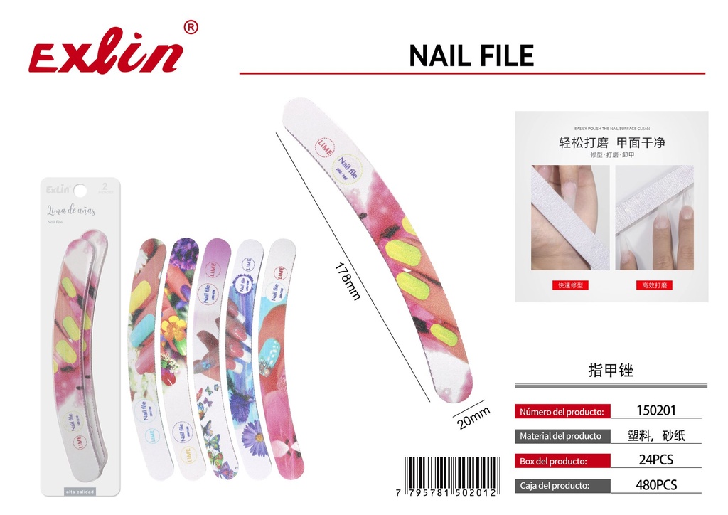 [150201] QZ-J164-2PC Nail File