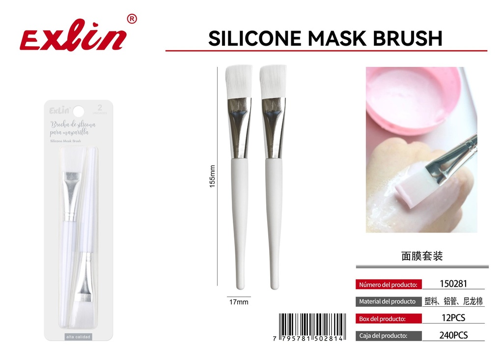 [150281] QZ-Q445-2PC Set de silicona para mascarilla