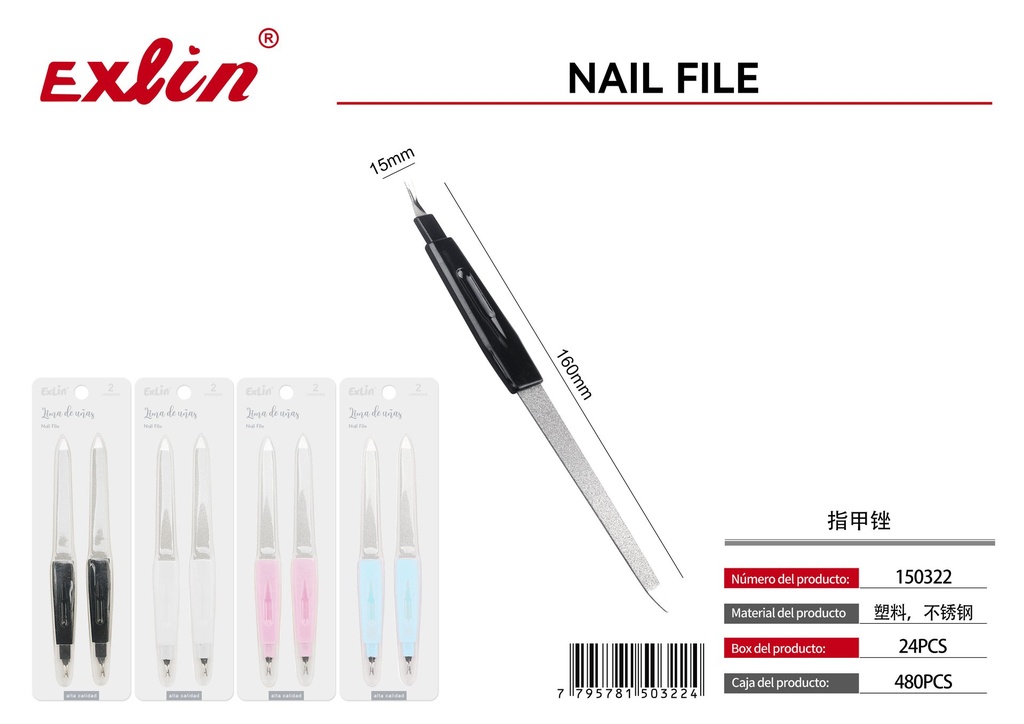 QZ-X019-2PC Nail File