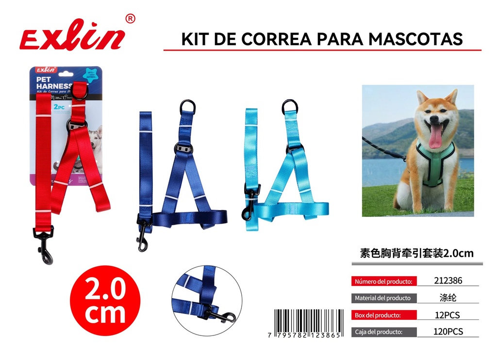 [212386] Kit de correa para mascotas