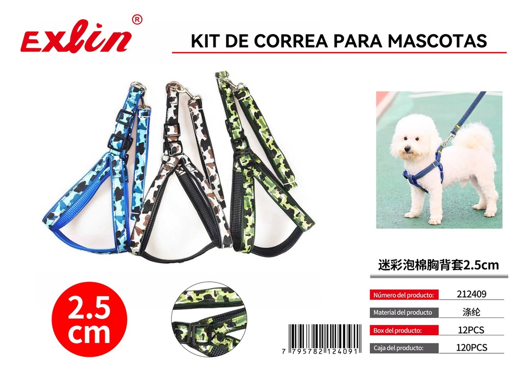 Kit de correa para mascotas
