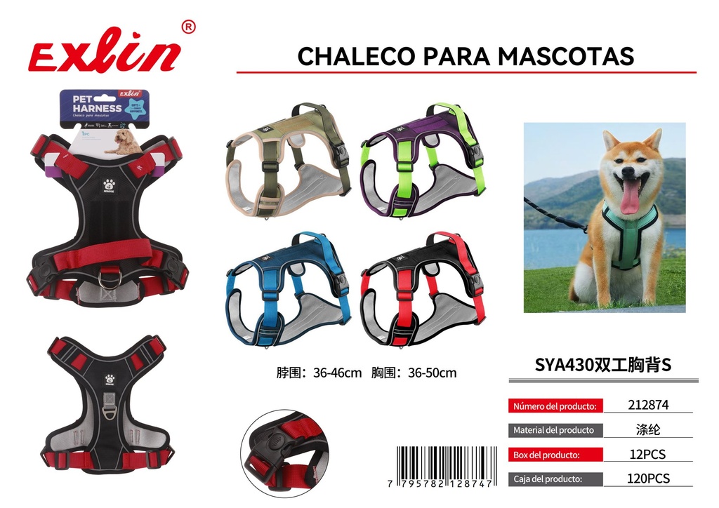 Chaleco para mascotas