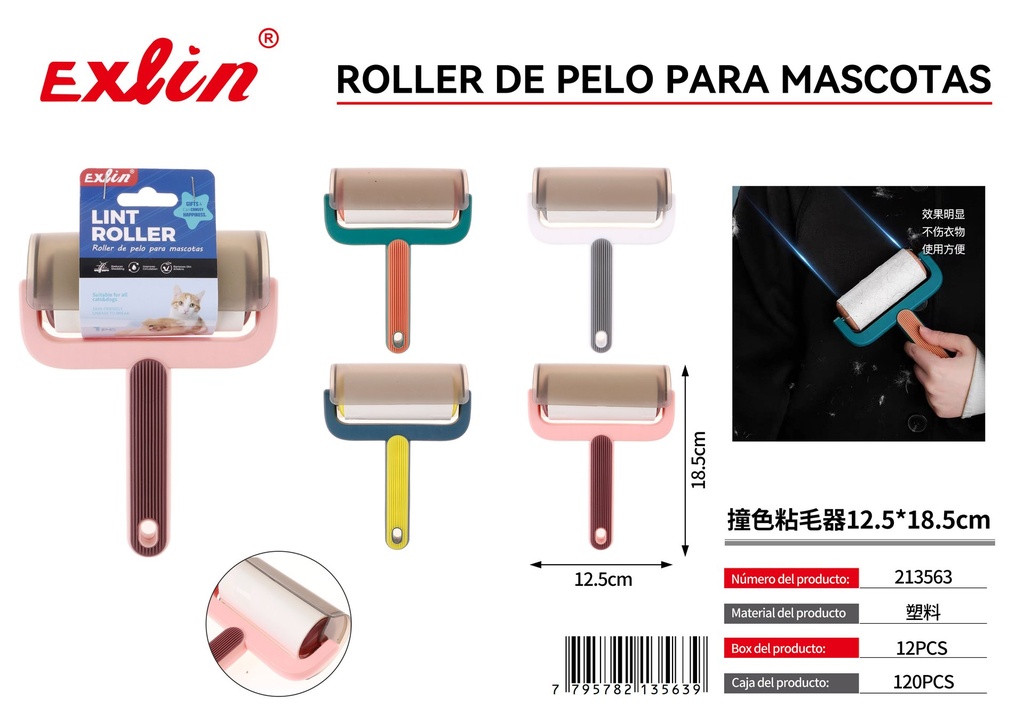 Roller de pelo para mascotas