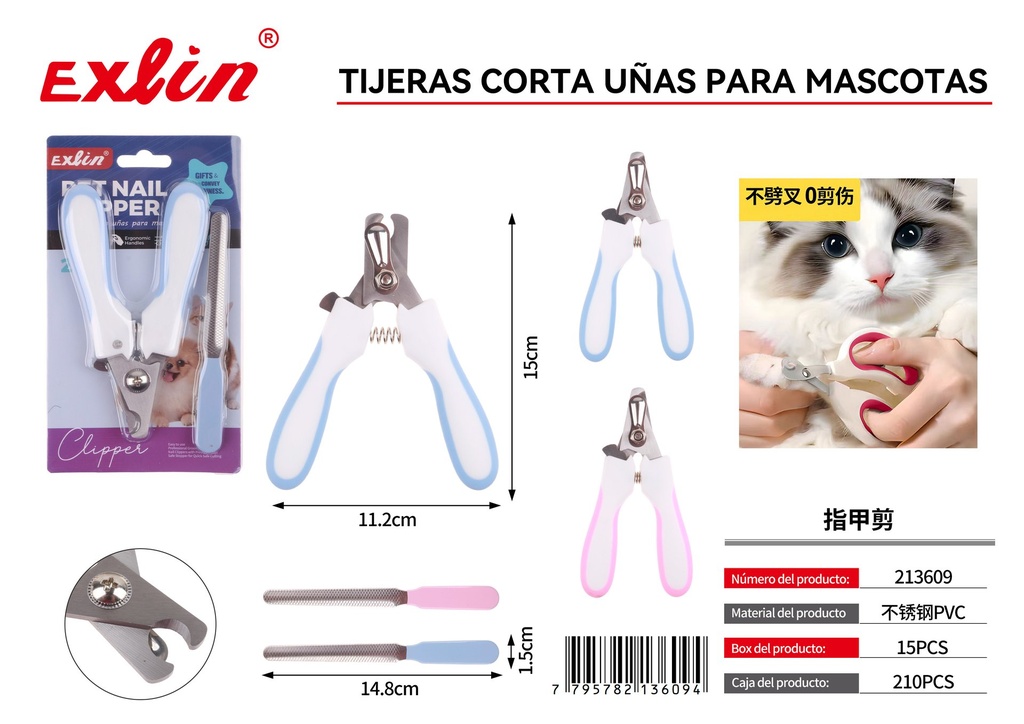 Corta uñas para mascotas