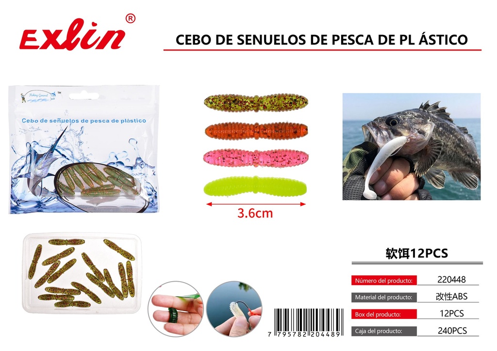 [220448] cebo de señuelo de plastico