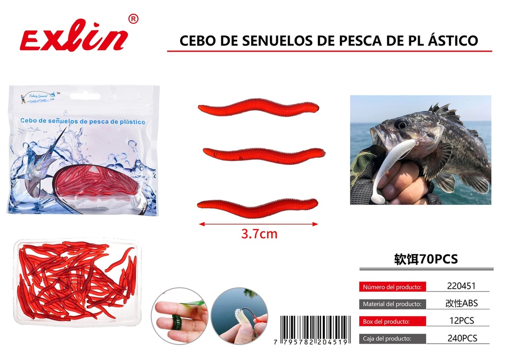[220451] Cebo de señuelo de plastico