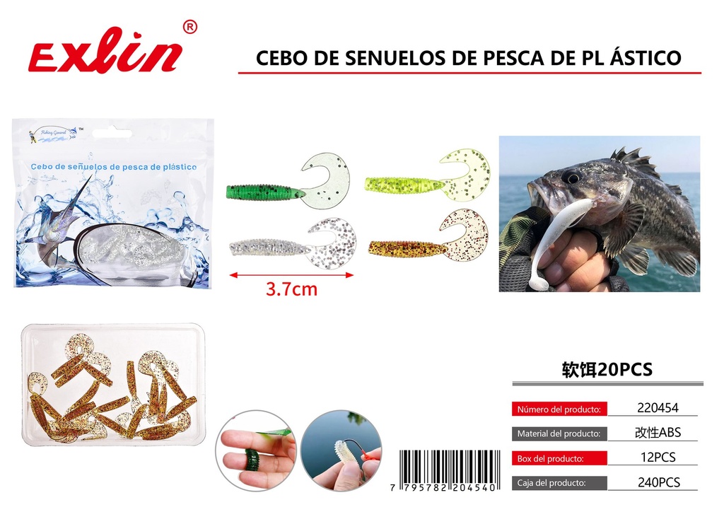 [220454] Cebo de señuelo de plastico