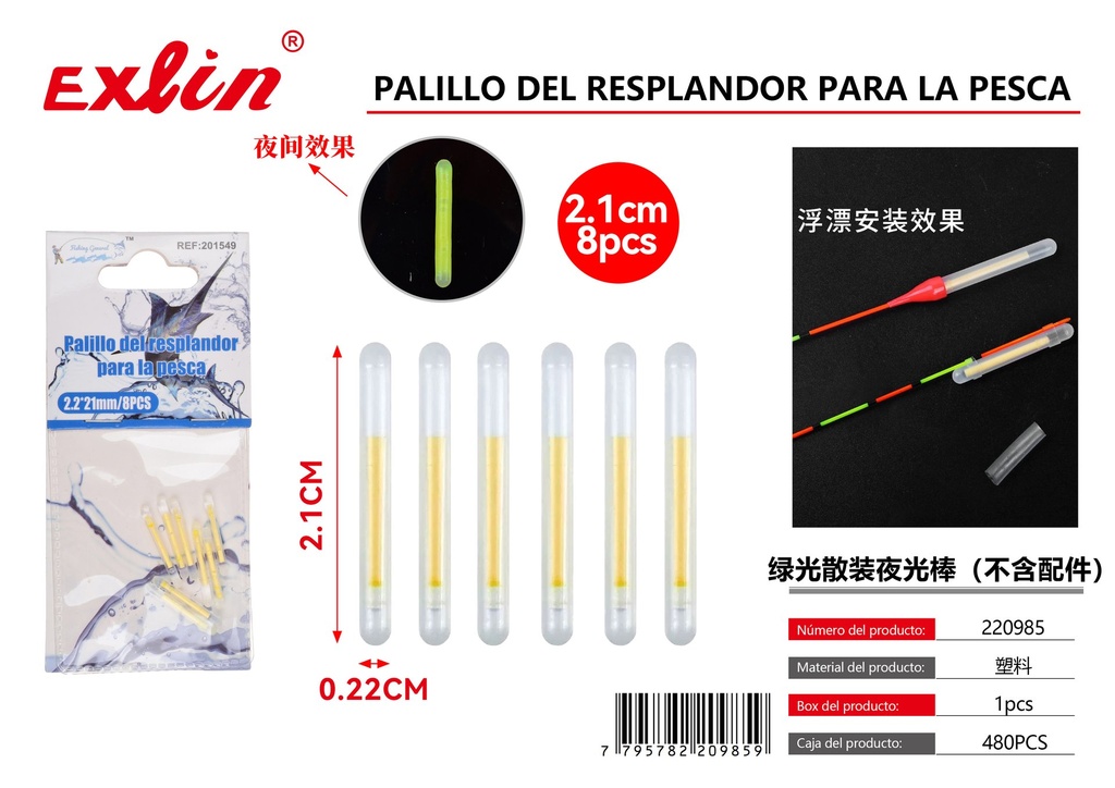 [220985] Bright Light Sticks for Night Fishing