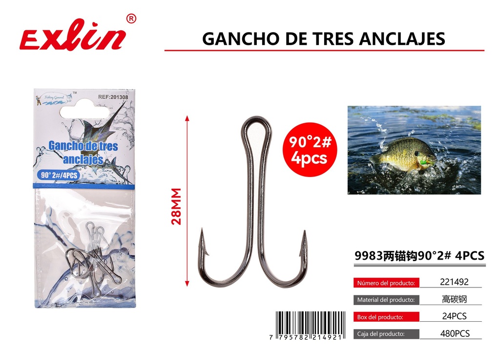 Double Tip Fishing Hook