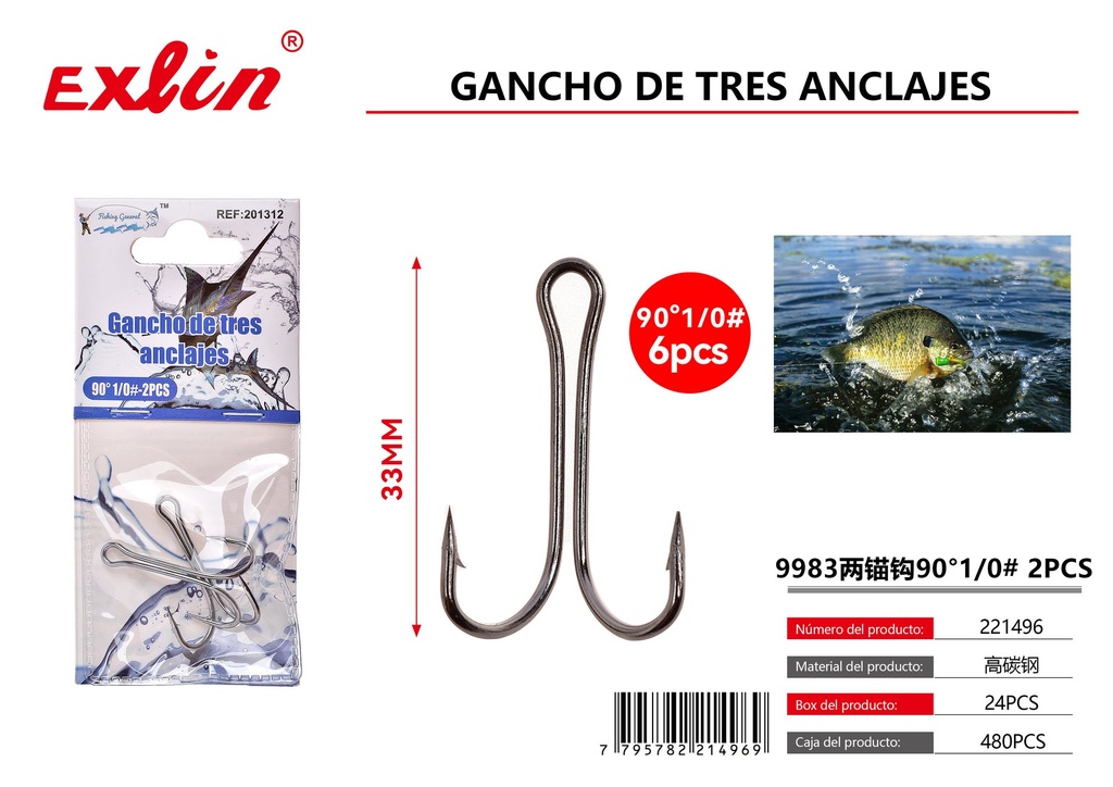 Double Tip Fishing Hook