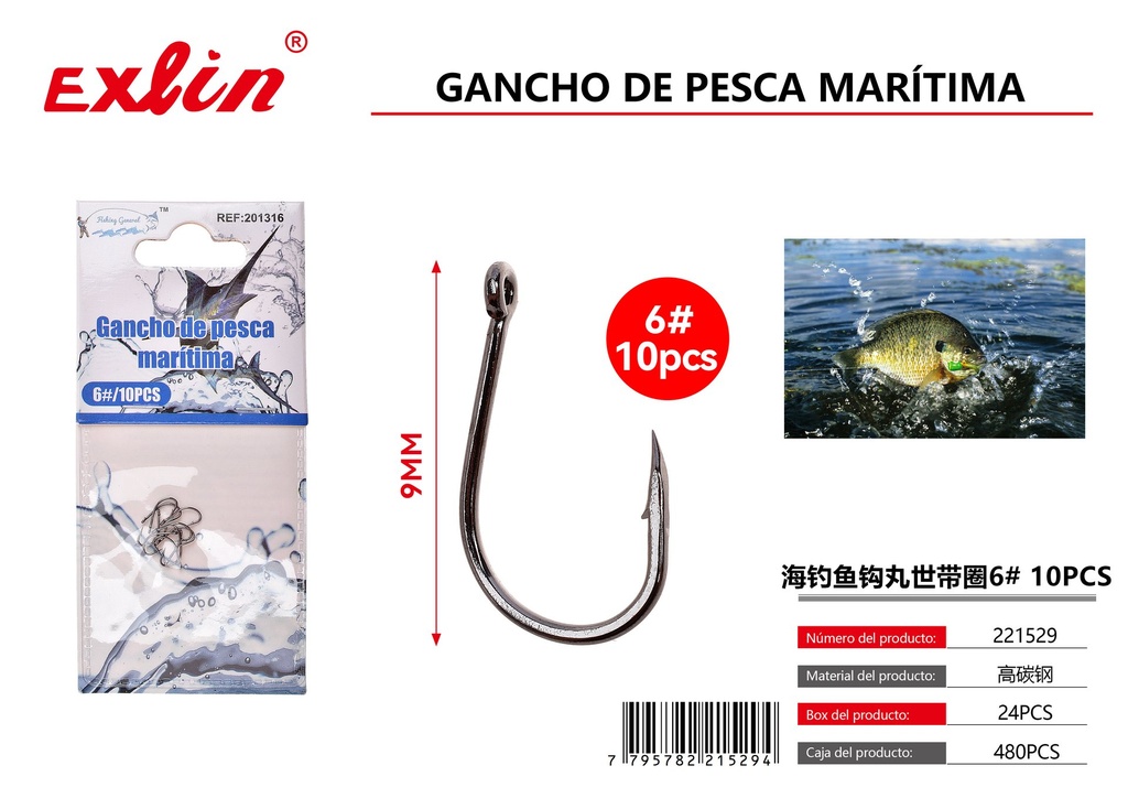 [221529] Gancho de pesca