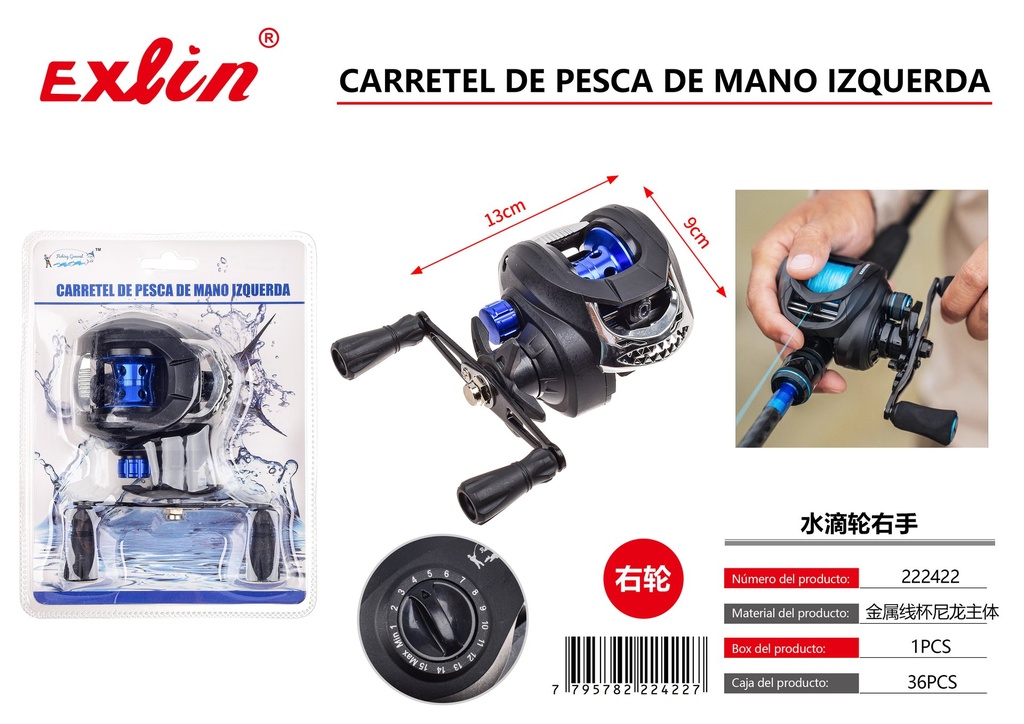 [222422] Fishing reel for left hand
