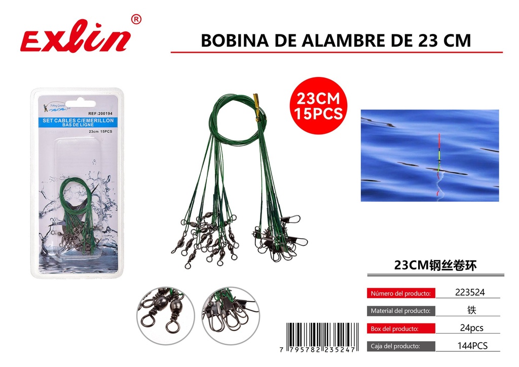 [223524] bobina de alambre de 23 cm