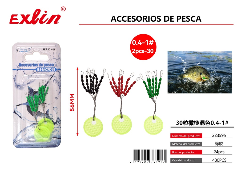30 aceitunas de varios colores 0,4-1#
