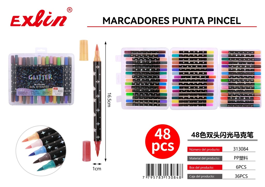 [313084] Brush tip marker