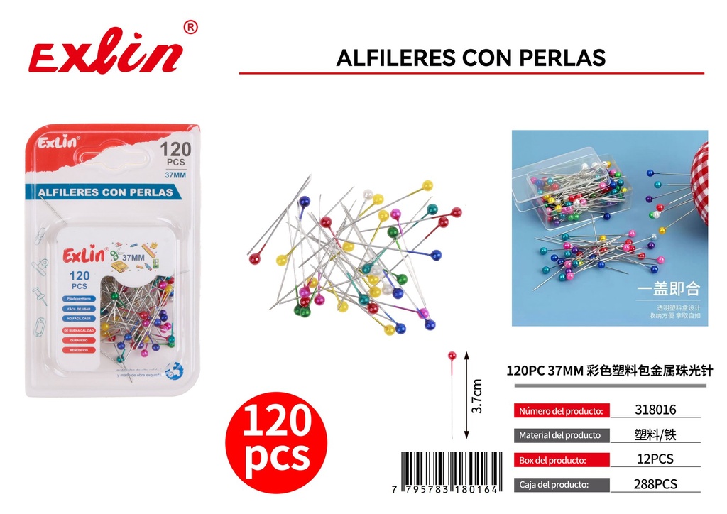 [318016] ALFILERES CON PERLAS
