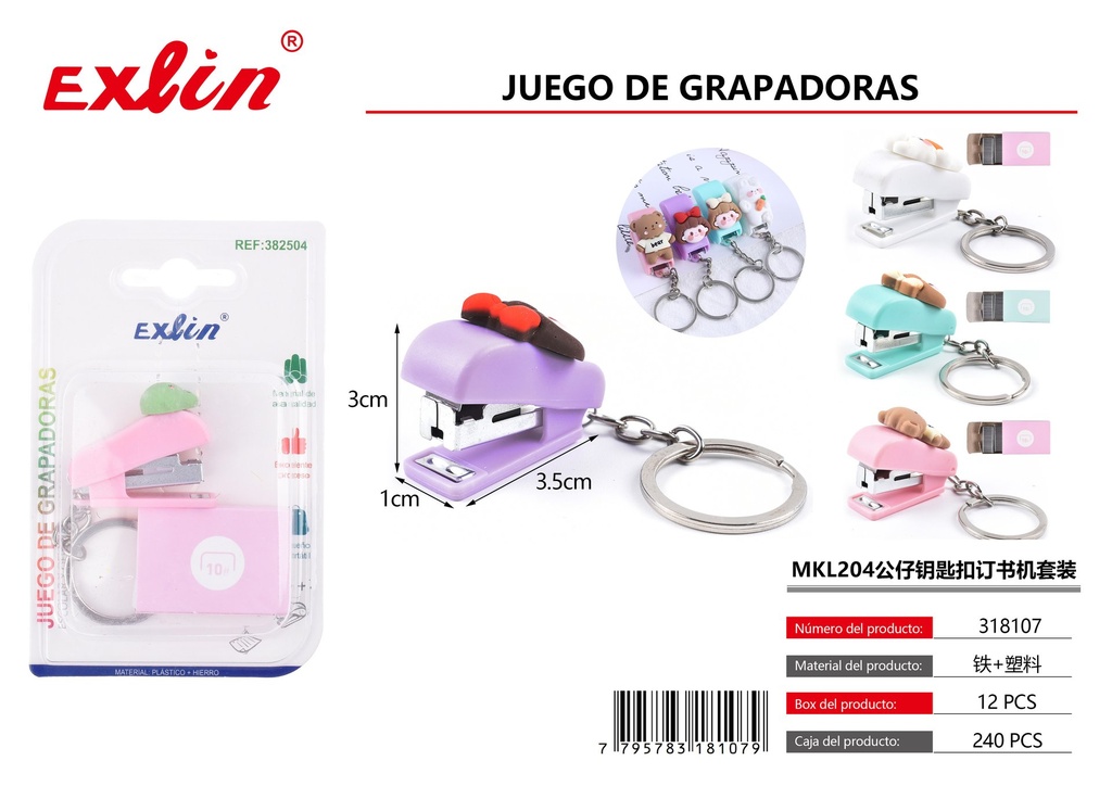 juego de grapadoras