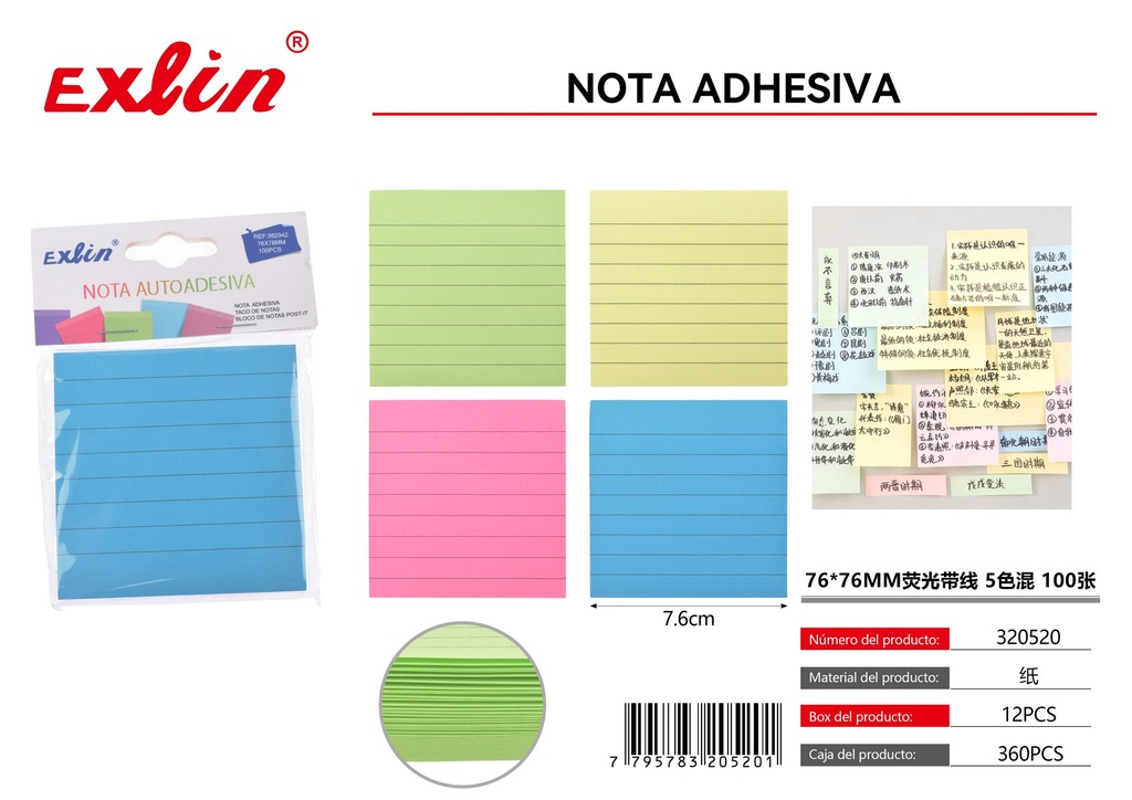 [320520] NOTA AUTOADESIVA