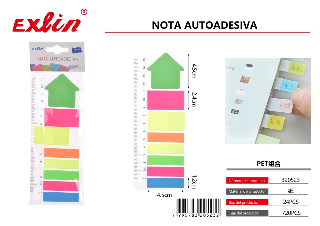 NOTA AUTOADESIVA
