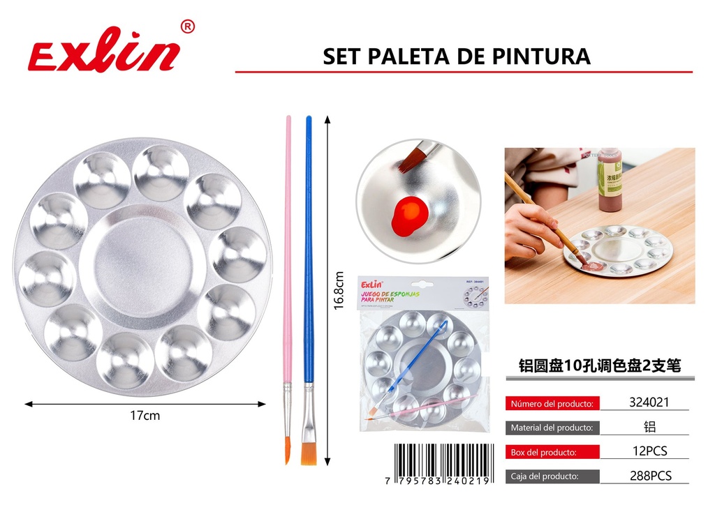 [324021] SET PALETA DE PINTURA
