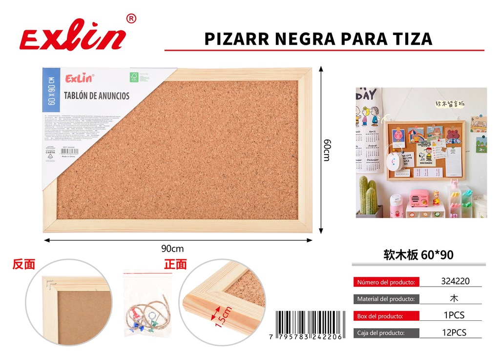 TABLERO DE CORCHO