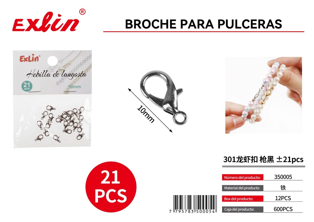 Broche para pulceras