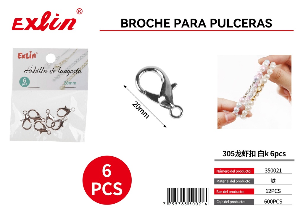 Broche para pulceras