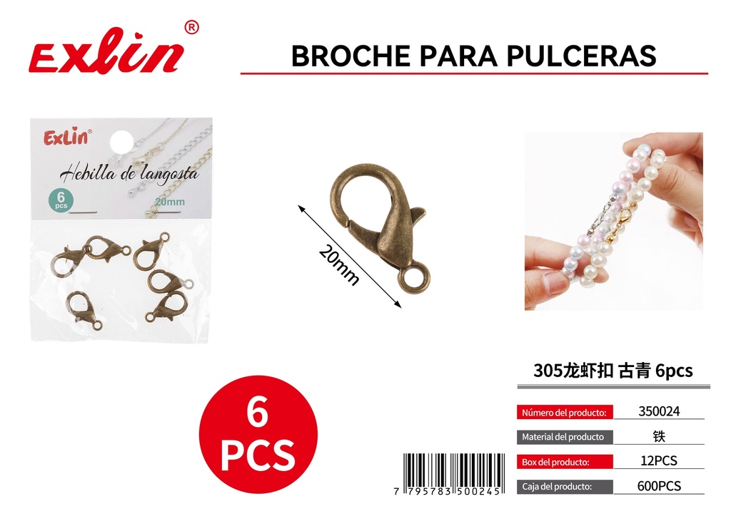 Broche para pulceras