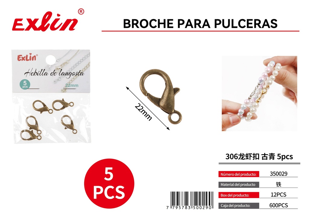 [350029] Broche para pulceras