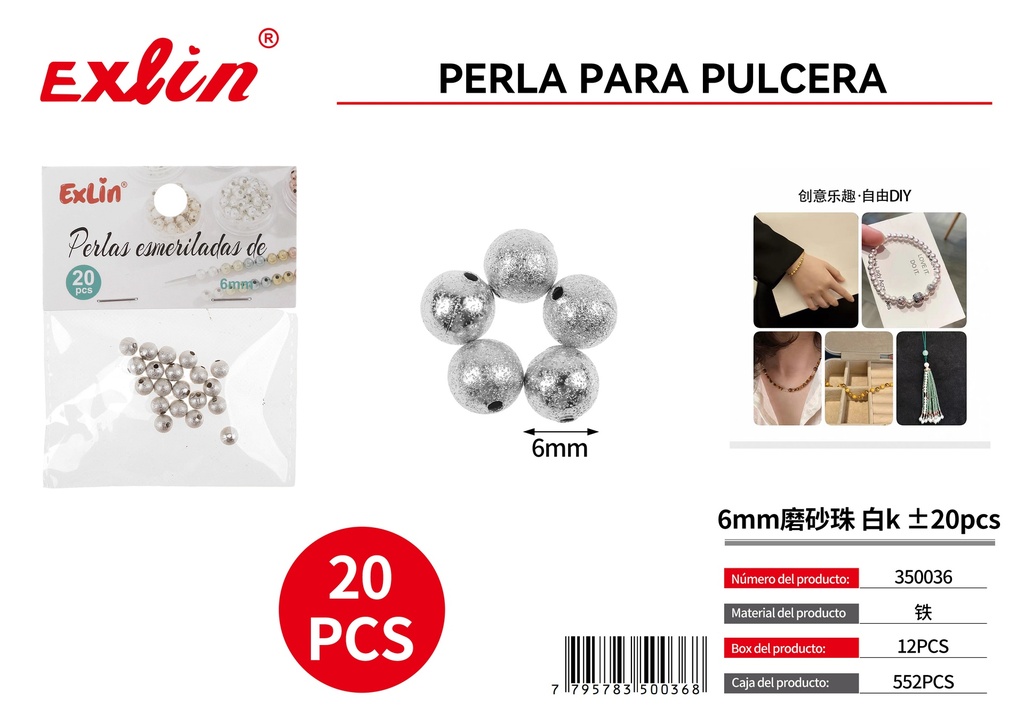 [350036] Perla para pulcera