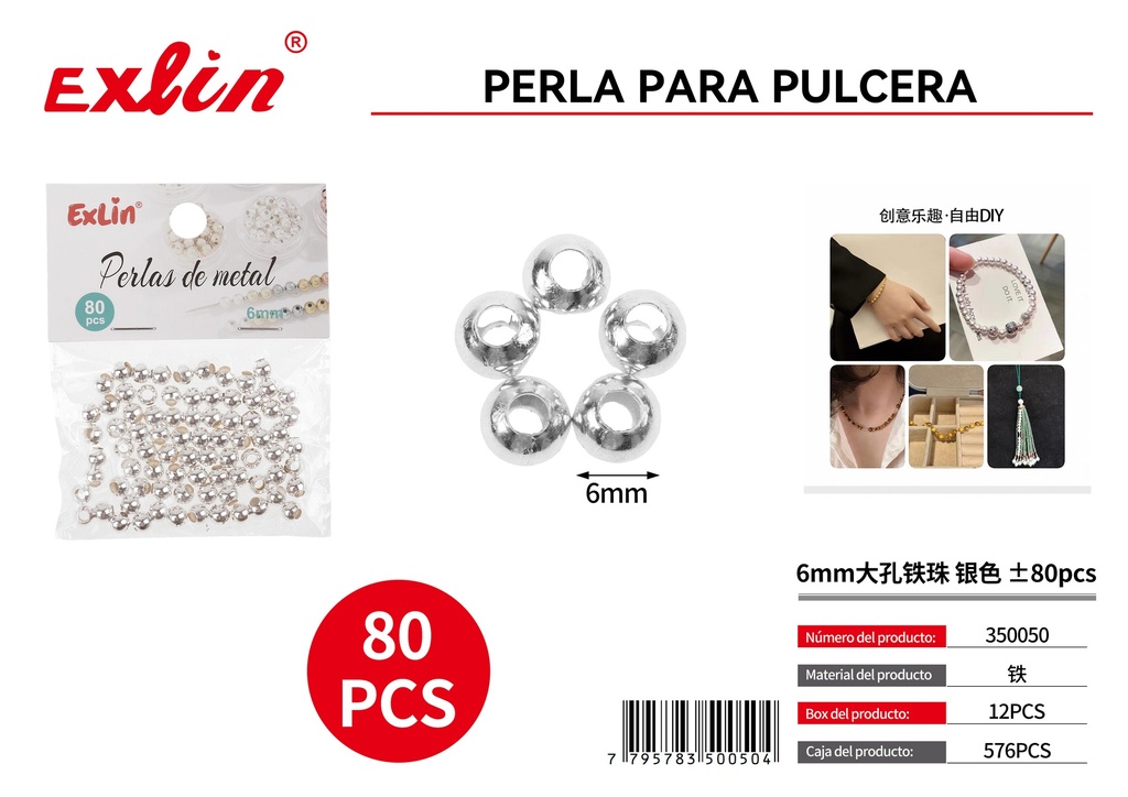 [350050] Perla para pulcera