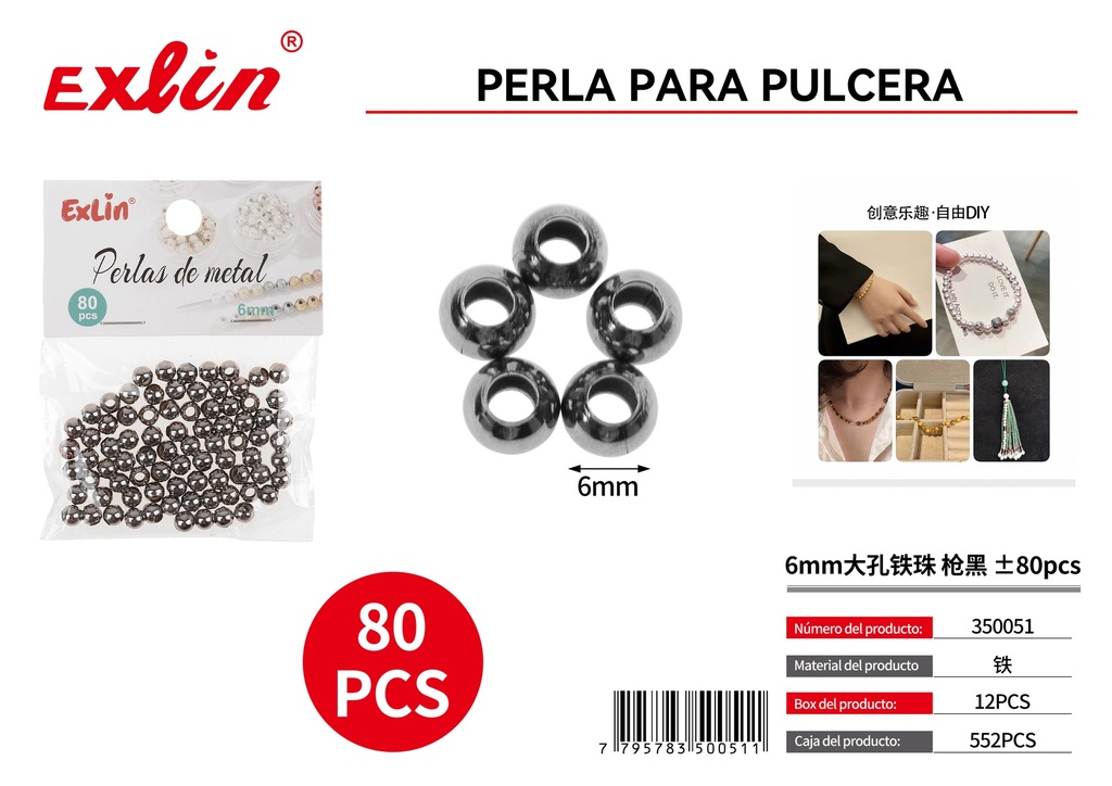 [350051] Perla para pulcera