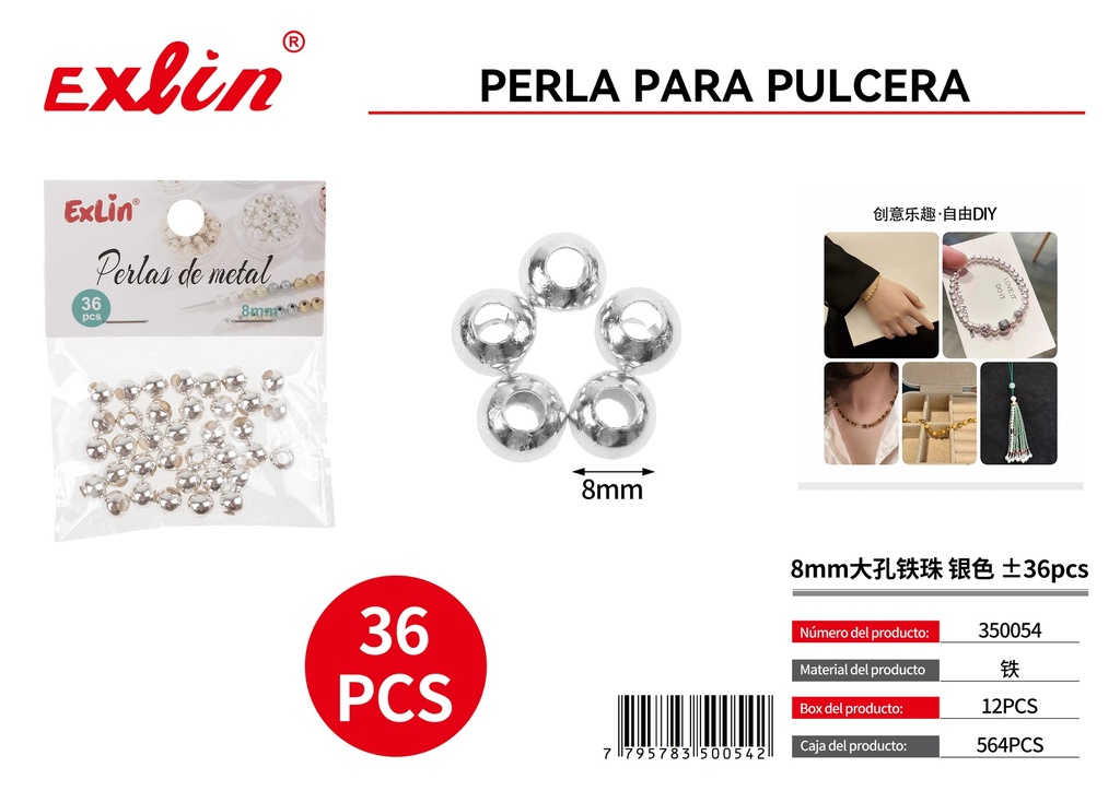 [350054] Perla para pulcera