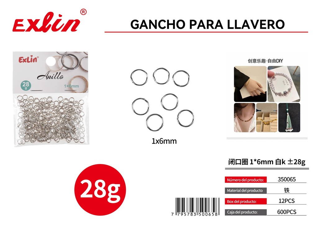 [350065] Gancho para llavero