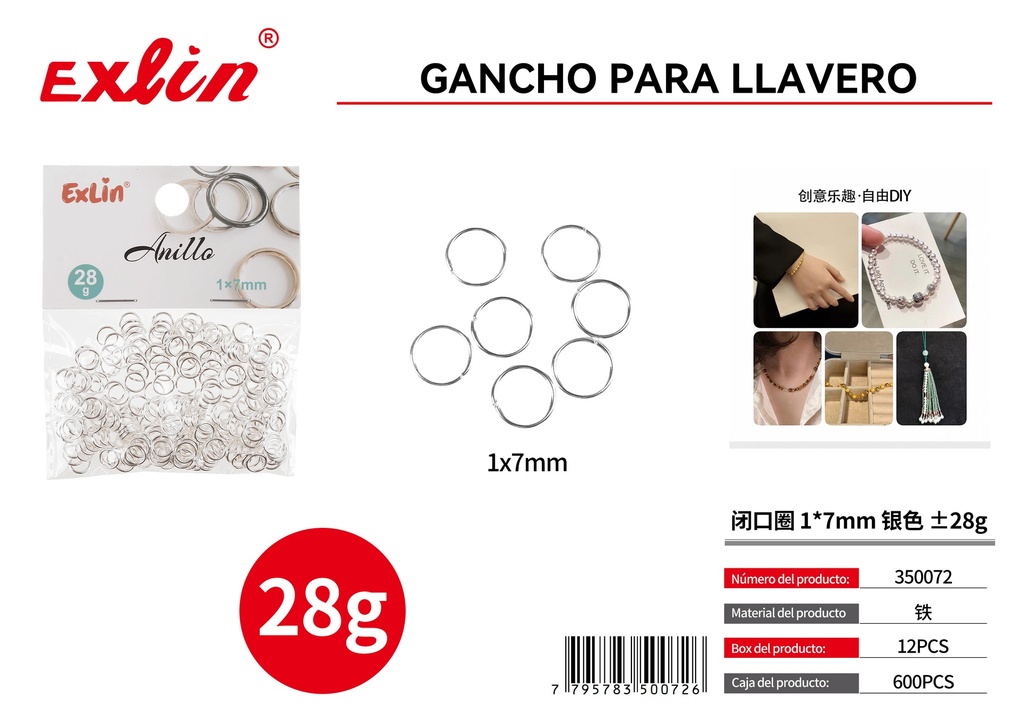 [350072] Gancho para llavero