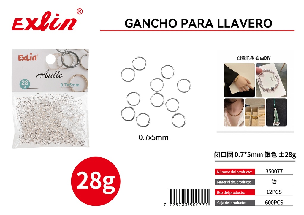 [350077] Gancho para llavero