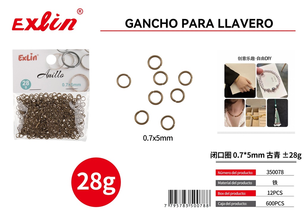 [350078] Gancho para llavero