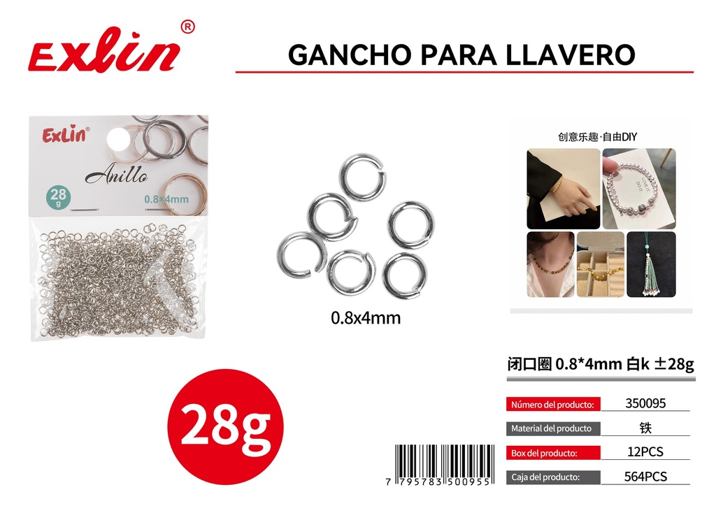 [350095] Gancho para llavero