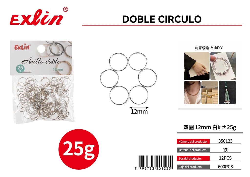 Gancho doble circulo