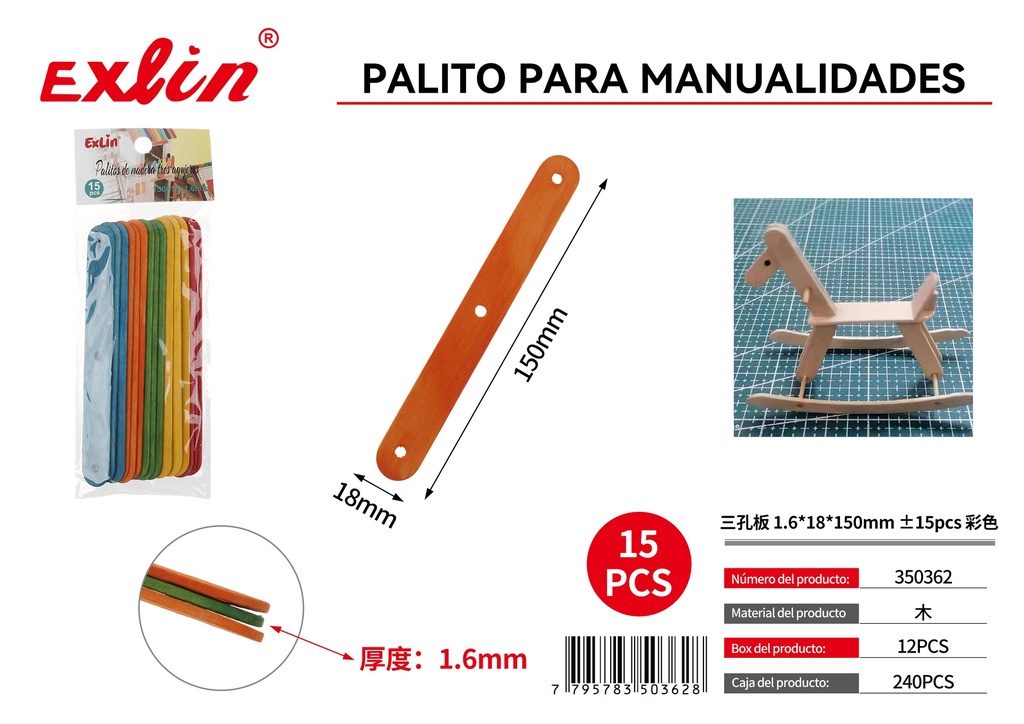 Palito para manualidades