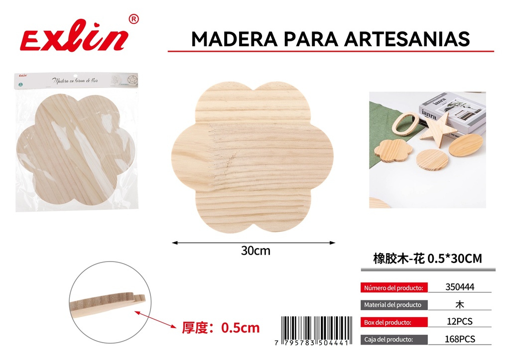 Madera para artesanias