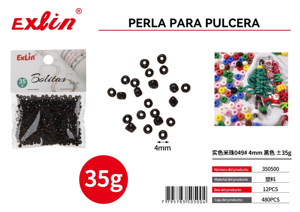 Perla para pulcera